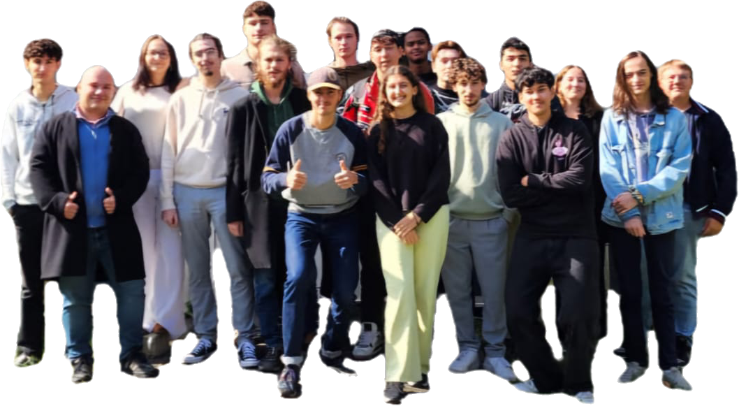 Photo avec tout les membres du bureau de l'association